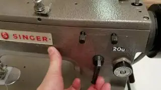 Singer 20U-33 zig zag adjustment