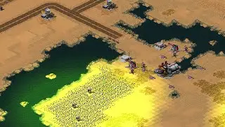 Red Alert 2 | Yuri's Revenge | 7 vs 1 | Extra hard AI | Bulzomes fall map | Allied