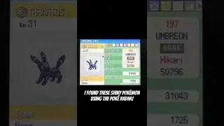 I Used the Pok&eacute; Radar to Find Shiny Pok&eacute;mon in Platinum✨ #pokemon #shinypokemon #pokemonplatinum