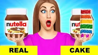 Desaf&iacute;o De Pastel vs. Comida Real #3 | &iexcl;Pasteles que parecen cosas cotidianas por Multi Do Challenge