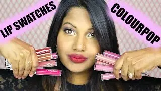 COLOURPOP Ultra Matte Lip Swatches for Indian, Brown, Medium and Dark Skin