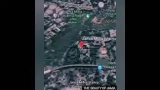 JAMIA MILLIA ISLAMIA❣️. Google Earth 4K full screen whatsApp status video.#SHORTS