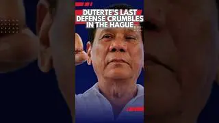 Последняя защита Дутерте рушится в Гааге #philippinepolitics #rodrigoduterte #breakingnewsph