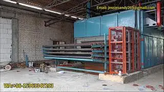 Automatic Rollers Veneer Dryer Drying Machine for Plywood Production Line #plywoodmachine
