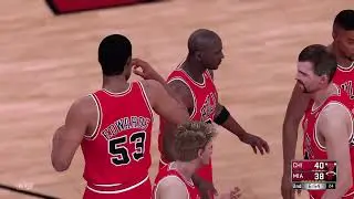 '96 Bulls vs 2013 Heat 2Q
