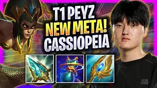 PEYZ CRAZY NEW META CASSIOPEIA ADC! - T1 Peyz Plays Cassiopeia ADC vs Yunara! | Season 2026