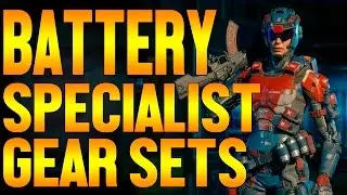 Black Ops 3 BATTERY Specialist Personalization Gear Sets // How to Get Custom Armor