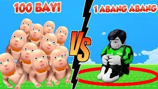 INI DIA CERITA KOCAK 1 ABANG ABANG VS 100 Bayi KOCAK !!!!