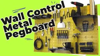 Best Tool Storage Solution? Wall Control Metal Pegboard Review!