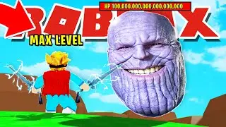 100 NOOBS VS THANOS!! PRETENDING TO BE A NOOB THEN REVEALING SECRET WEAPON TO DEFEAT THANOS!!