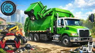 Garbage Truck Simulator 2026 - Real Garbage Truck 3D - Truck Game Android Gameplay