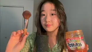 ASMR alien does your makeup in secret I fast & agressive, wrong make up products, layered sounds
