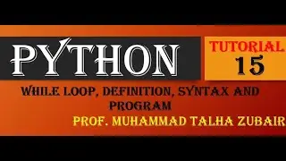 While loop Python. Tutorial 15