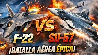F 22 Raptor vs Su 57 Felon La Batalla A&eacute;rea M&aacute;s Peligrosa del Mundo Qui&eacute;n Domina el Cielo