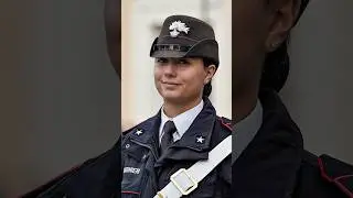 👑Charming Carabiniera🫡#police #streetphotography #carabinero #italy #rome
