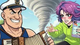 Gen Z Influencer Pranks Popeye... INSTANT KARMA! ⚓️📱🌪️
