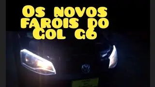 INSTALEI FITA DE LED DRL NOS FARÓIS DO GOL G6