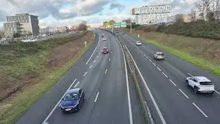 Saint-Herblain &agrave; Schoelcher Pont Boulevard P&eacute;riph&eacute;rique (Vid&eacute;o Teste + Micro Externe Zoom Am7)