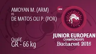 Qual. GR - 66 kg: M. AMOYAN (ARM) df. P. DE MATOS OLI (POR) by TF, 9-0