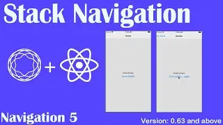 Stack Navigation in react native with a simple example| Navigation 5| 2021 | React Native|
