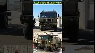 Iveco Next-Gen Logistics Trucks for Italian Army #ItalianArmy #IvecoTrucks #IvecoItalianArmy