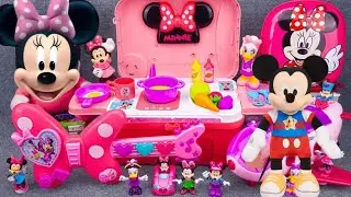 11 Minutes Satisfying unboxing Disney Minnie mouse Kitchen Pink Cooking Playset | Toys Review