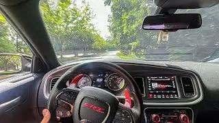 STRAIGHT PIPED WIDEBODY SCAT PACK POV *CRAZY BACKFIRE*