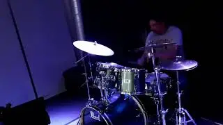 Satindra Kalpoe: short drumsolo 2, Nippy & Daniel join in at the end - Galactic Clan - Oct. 4th 2020