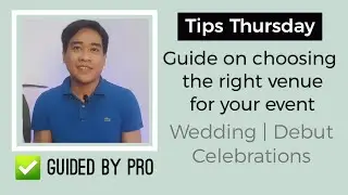 Guide on choosing venue for your event | Verowellsaid x Tips Thursday
