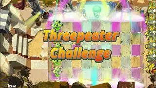 PVZ2 Threepeater vs 10 Ancient Gargantuars Challenge Gameplay