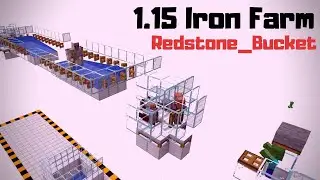 Redstone Tutorial - Redstone Bucket - Simple Iron Farm - 1.15