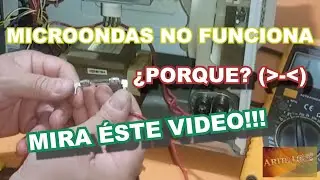 FUSIBLE DE ALTO VOLTAJE ¿QUEMADO? #microondas  #reparación  #ideas #electricidad #como #electronica