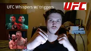 UFC ASMR Fight Night Reaction + Prediction