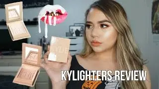 KYLIE COSMETICS KYLIGHTER REVIEW + COMPARISONS | MAKEUPBYTREENZ