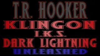 The Klingon cruiser the I.K.S. Dark Lightning!