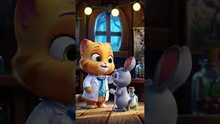 Doctor Billi Ki Jungle Clinic! 🩺🌿 | Disney Style Cat Treating Patients #aishorts #aicat
