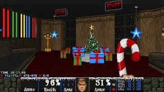 Doom 2 - Snow Wave (Map 16: Who Wants Some Hot Chocolate?): UV-Max (Map Author: BeuBeu)