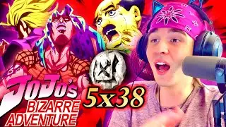 Раб судьбы 🗡️ | Невероятные приключения ДжоДжо, часть 5, серия 38 РЕАКЦИЯ