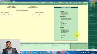 001 Creating Company and Enabling GST in Tally ERP9