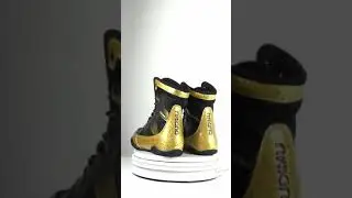 Боксерки Boxing Shoes черный/золотой