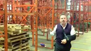 Used Burtman Drive In Pallet Rack Installation
