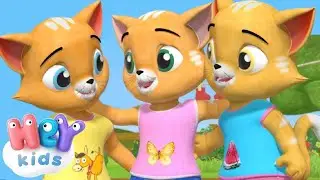 Los Tres Gatitos 🐱 Canciones Infantiles En Español - HeyKids
