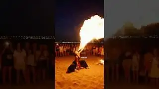 Fire, Skill, and Fearless Control | Night Beach Performance