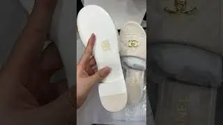 Fashion Chanel summer slipper #chanelslipper