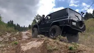 Nissan Patrol GQ SWB TD42 Twin Locked ARB Air Locker 4x4 in Guatemala