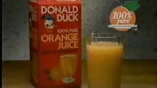 Donald Duck Orange Juice Commercial