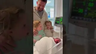 &ldquo;Papa! The Baby Alarm Is On!&rdquo; 😂 | Toddlers React to Crying Newborn#baby #toddlers #newborn