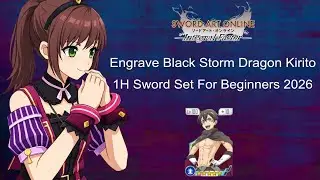 [SAOIF] Set 1H Sword Engrave Black Storm Dragon Kirito Buat Pemula 2026