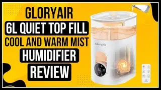 GloryAir 6L Quiet Top Fill Cool and Warm Mist Humidifier Review