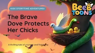 The Brave Dove 🕊️ | Mother Dove Protects Her Chicks from Snake | Moral Short Story for Kids